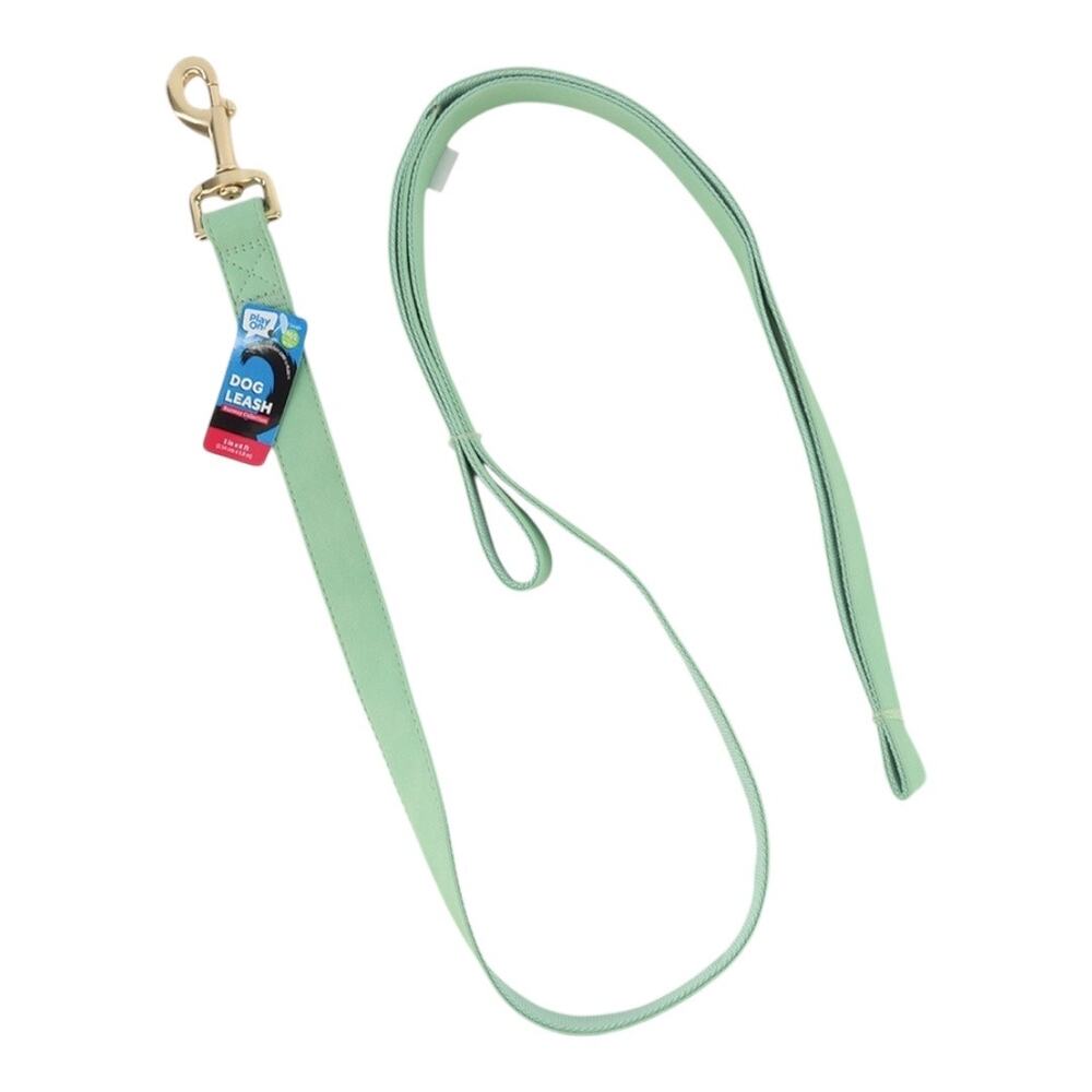 PLAY ON 6” Mint Green dog leash size medium/large up to 90lbs - Picture 2 of 7